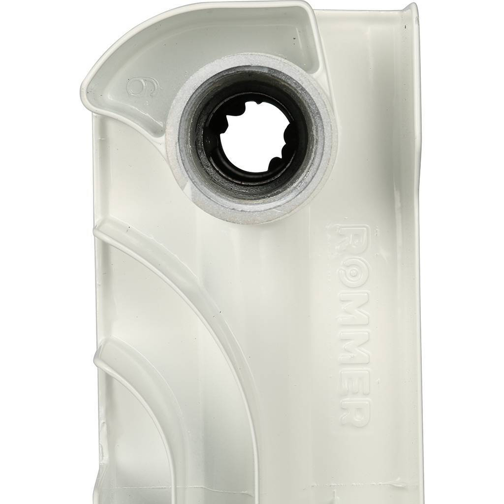 ROMMER AL500-80-80-100  4 секции радиатор алюминиевый (RAL9016)
