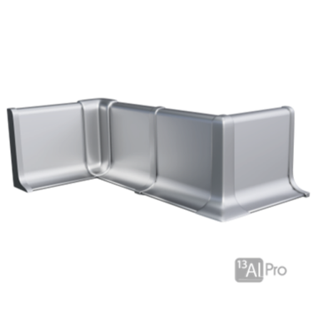 ALUMINIUM Фурнитура к плинтусу Al 13 - 2160 (соединение) 60мм