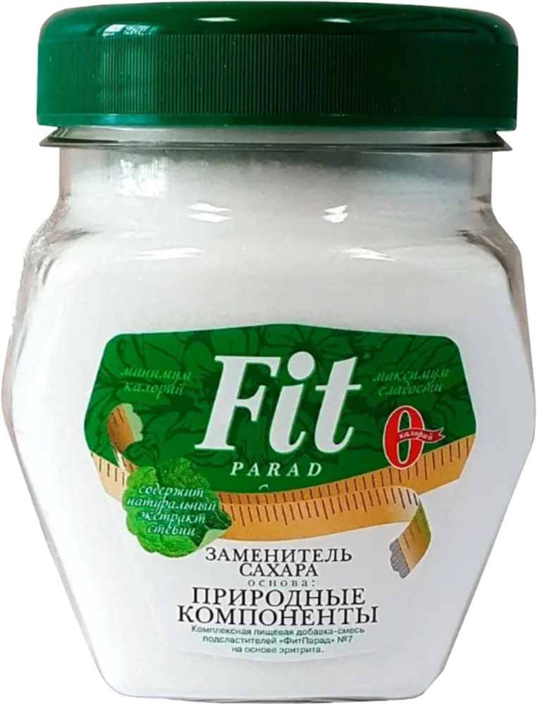 Fit Parad сахарозаменитель №7 природные компоненты порошок, банка 180 г