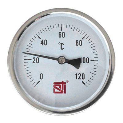 Термометр биметалл погружной STI 120°C ∅80 L=75