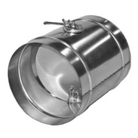 Дроссель-клапан ДКК-130 d=130 мм. ручной