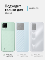 Чехол ROSCO для realme Narzo 50A оптом (арт. RM-NRZ50i-COLOURFUL-GREEN)
