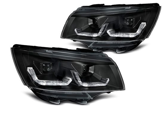 Фары передние BLACK DRL SEQ для VW T6.1 20-