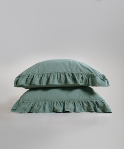 Lımasso КПБ 4 пр. Stonewashed Exclusıve Natural Green пододеяльник 200*220, простынь 240*260, наволочки 50*70 2шт