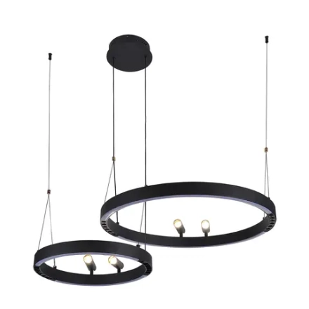 Подвесная люстра Slinga 4474-2P, LED*53W + LED*33W + 4*LED*3W, 2075LM, 3000-6500K. ТМ F-Promo