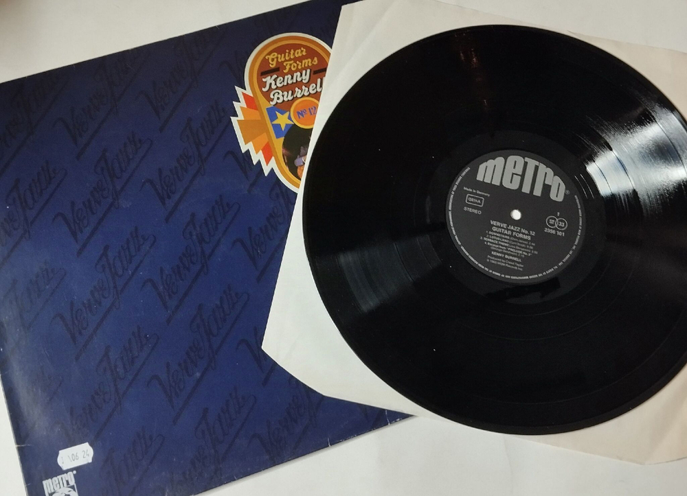 Винтажная виниловая пластинка LP Kenny Burrell Guitar Forms (Germany 1977)