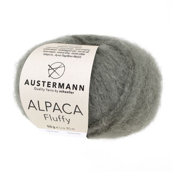 Пряжа Austermann (Аустерманн) Alpaca Fluffy / уп.10 мот. по 50 г, 85 м, 12003