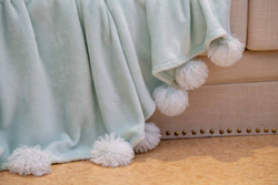 Плед 220х240 Sofi De MarkO Fluffy ball изумруд