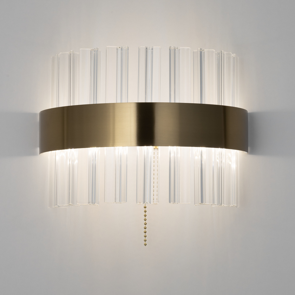 Citilux Рианна CL337313 LED Бра хрустальное с выключателем Бронза
