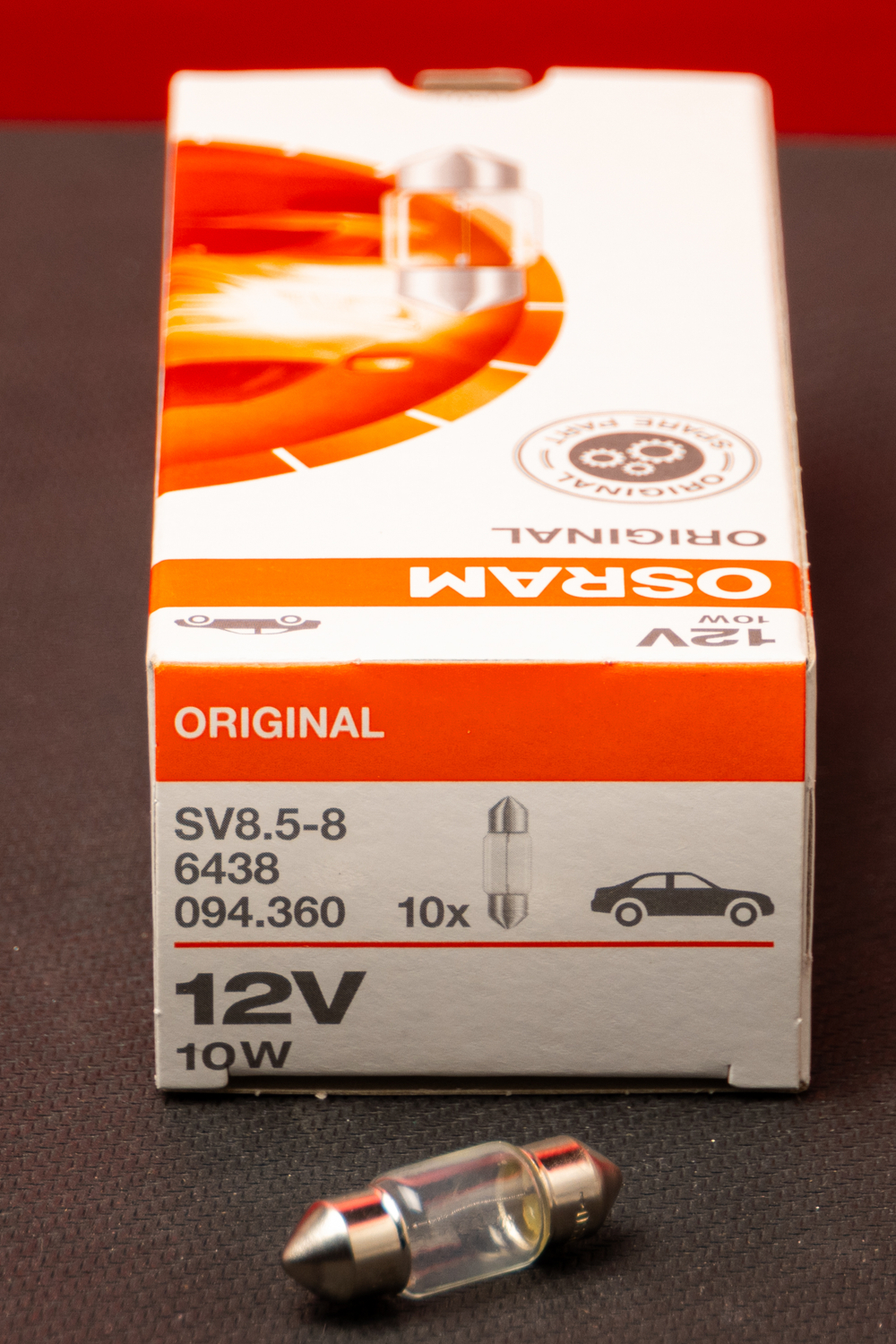 Osram C10W 31mm 12V 10W (1шт.)