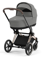 Коляска Cybex Priam IV Rosegold complete Cloud G Magic Black Base G 3 в 1 Mirage Grey