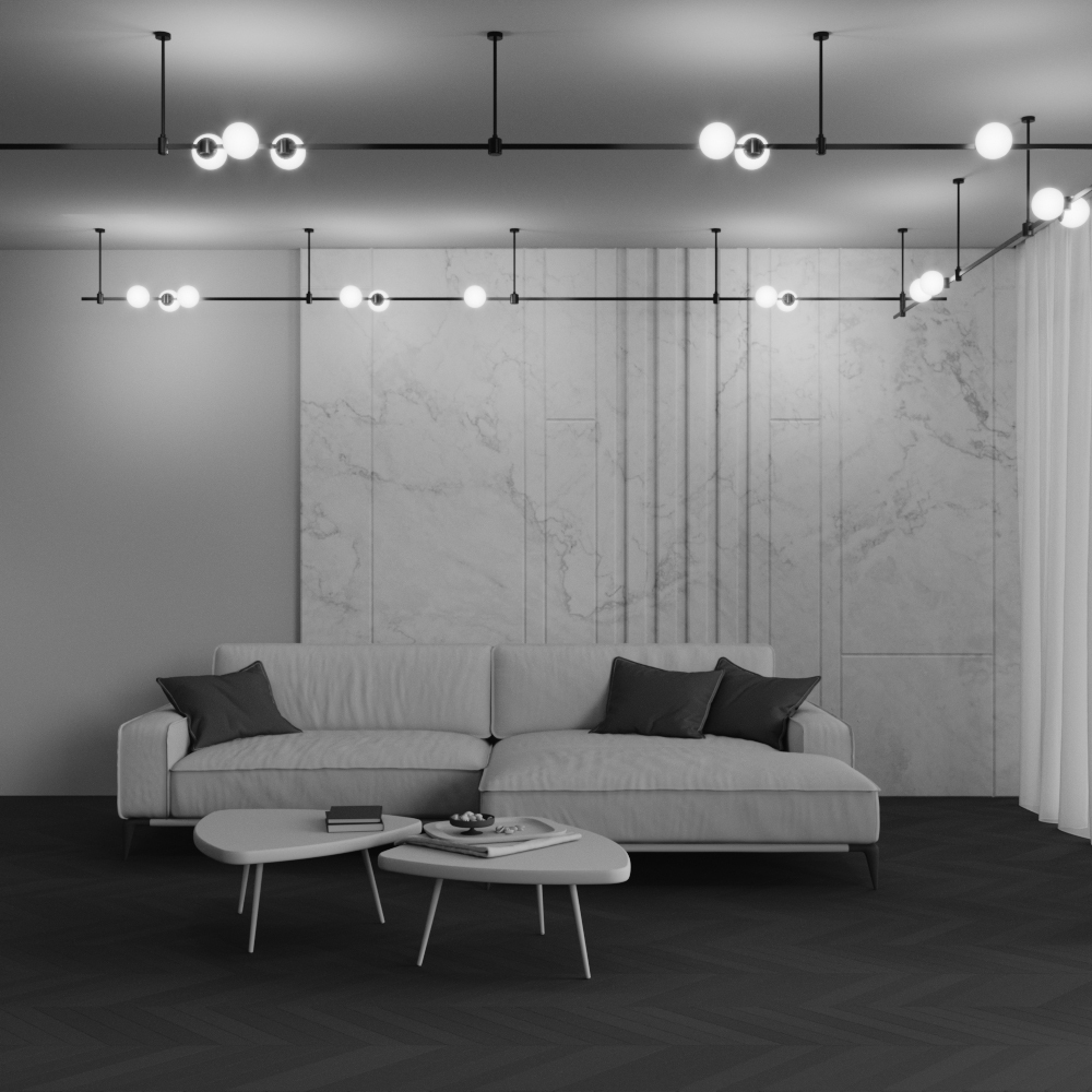 Магнитный трековый светильник Maytoni FLARITY Luna TR229-1-5W4K-B