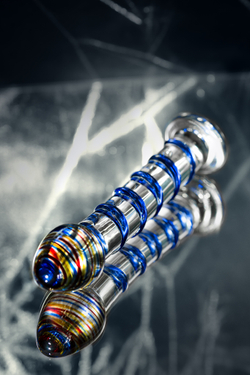 Фаллоимитатор Sexus Glass, стекло, 18 см