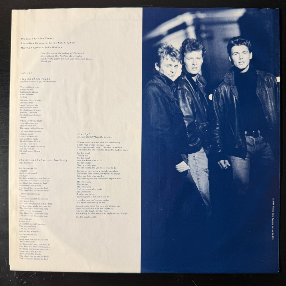 a-ha – Stay On These Roads (Европа 1988г.) Т