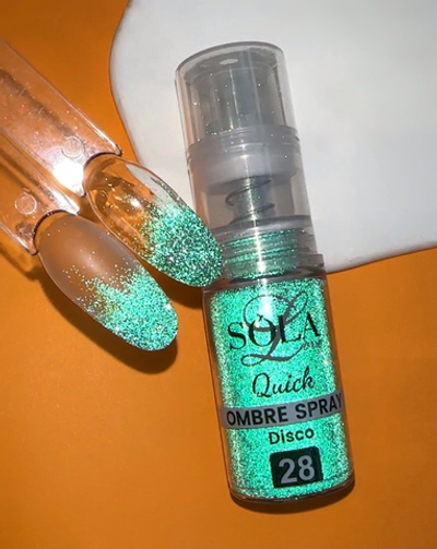 Sola Quick Ombre Dry Spray 28 Disco - Сухой Спрей-омбре для градиента, 10мл