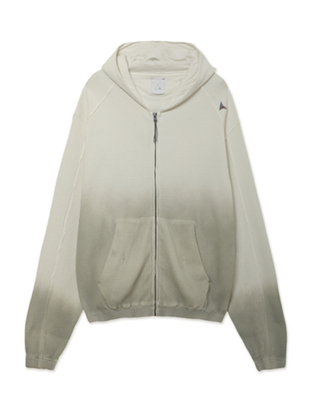 Толстовка С Капюшоном На Молнии Bee Sun Faded Organic Waffle Zip Up Hoodie