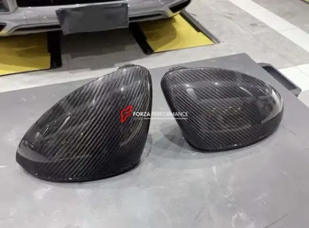 Карбоновые накладки на зеркала для PORSCHE CAYENNE 9Y0.1 / 9Y0.2 2019–2023