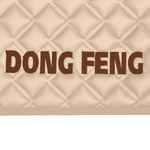 Ковры DongFeng GX, (экокожа, бежевый, бежевый кант, коричневая вышивка)