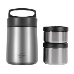 Термос Thermocafe by Thermos с двумя контейнерами TCLB-1480SY SS (1,2 литра), стальной