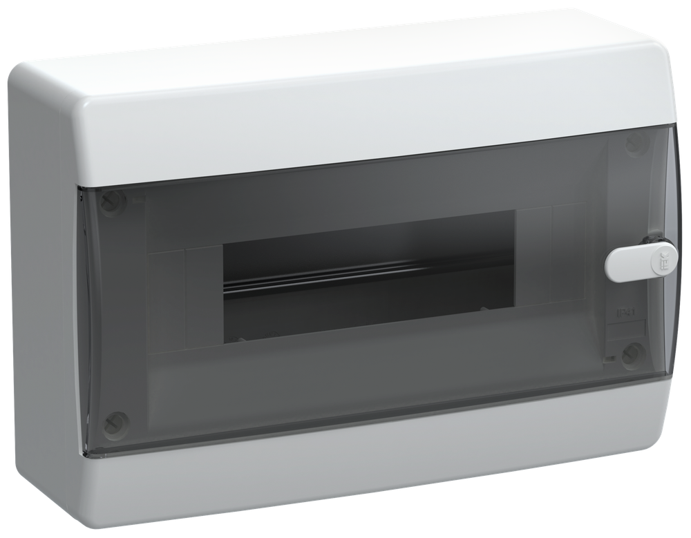 Корпус пластиковый ЩРН-П-12 IP41 черная прозрачная дверь UNION Compact IEK Корпус пластиковый ЩРН-П-12 IP41 черная прозрачная дверь UNION Compact IEK