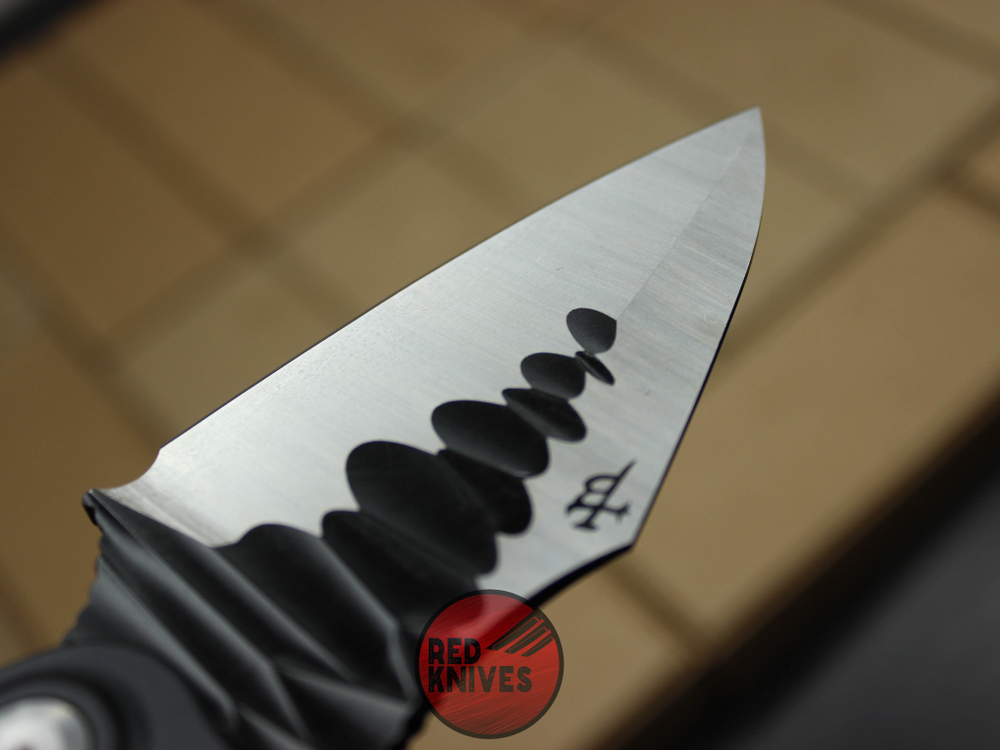 Нож Microtech Stitch Black / BLK A+++ алюминиевая рукоять 169-1ODBK