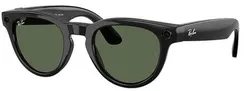 Умные очки Ray-Ban Meta Headliner Gen 2 RW4013 (Глянцевая чёрная оправа, зелёные линзы G-15) Shiny Black/G-15 Green L
