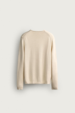 ХЛОПКОВЫЙ СВИТЕР СВОБОДНОГО КРОЯ С V-ОБРАЗНЫМ ВЫРЕЗОМ — ZARA