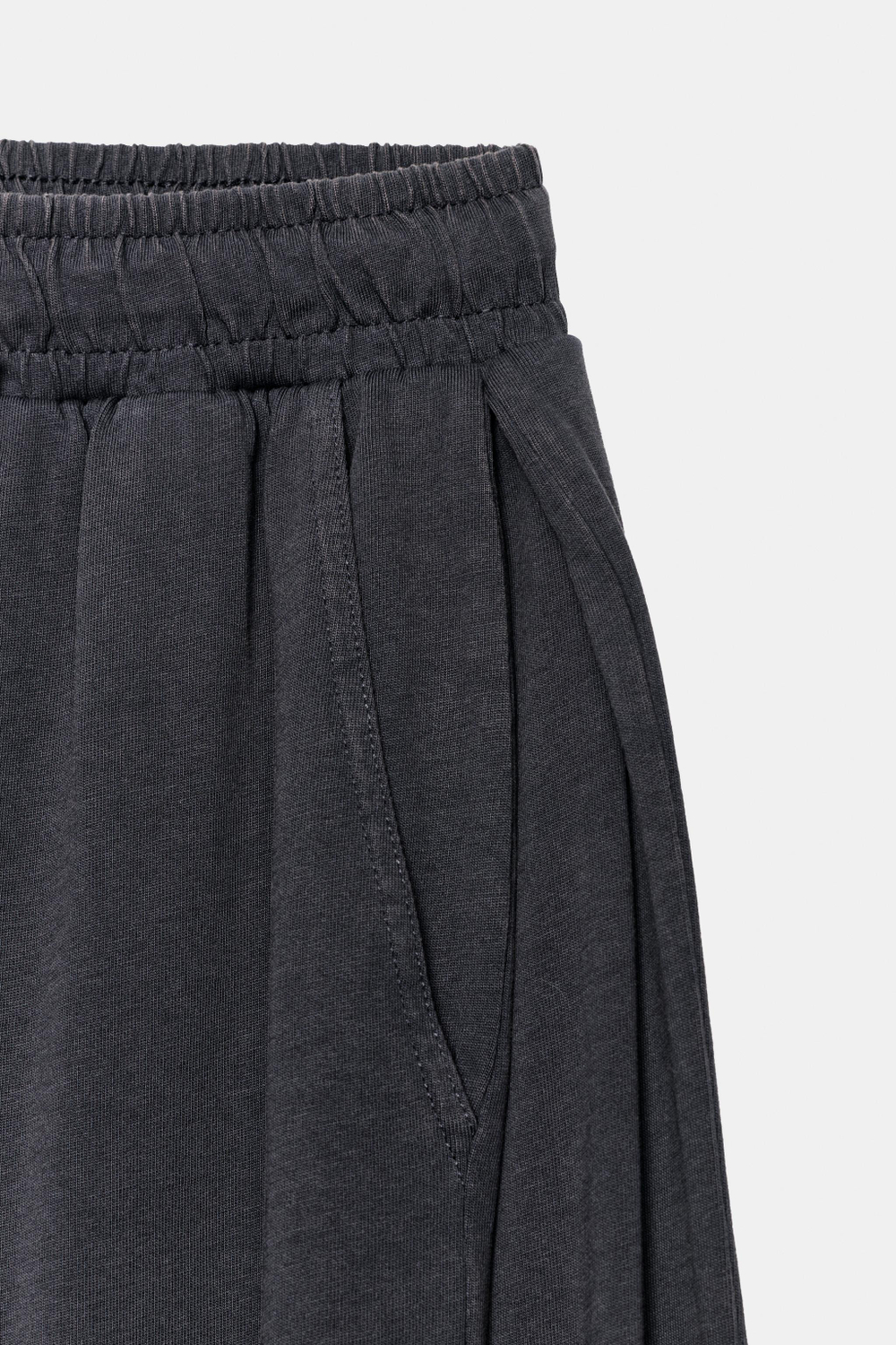 БРЮКИ ИЗ ХЛОПКА СО СКЛАДКАМИ — ZARA
