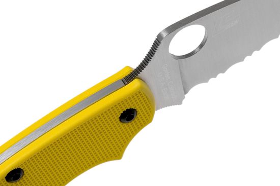 Складной нож Spyderco UK Penknife Salt 94SYL c клинком из стали LC200N Rustproof Steel, рукоять FRN