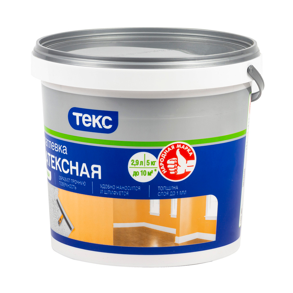 Шпатлевка латексная Текс Профи, белая