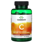 Swanson Vitamins, витамин C с биофлавоноидами, 500 мг, 90 капсул