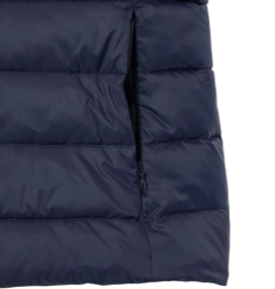 Женская теннисная жилетка Lacoste Water-Repellent Quilted Down - navy blue