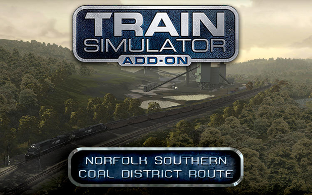 Train Simulator: Norfolk Southern Coal District Route Add-On (для ПК, цифровой код доступа)