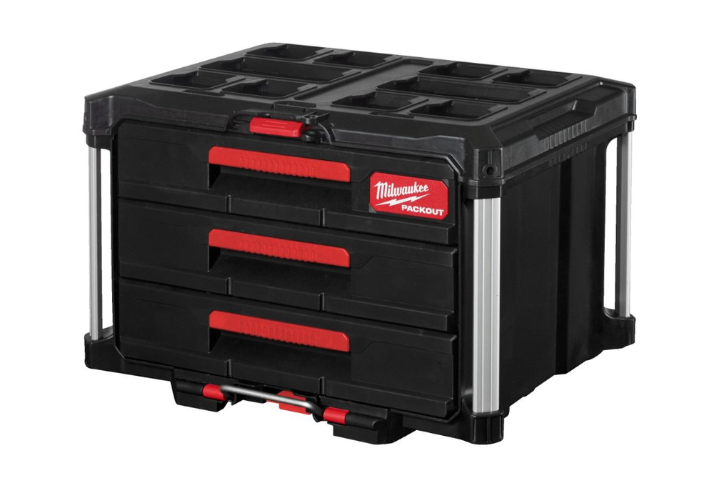 Milwaukee Ящик PACKOUT с 3-мя выдвижными отсеками 4932472130