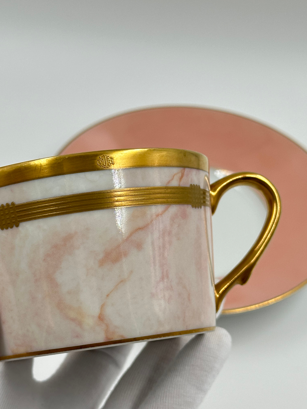 Чайная пара «Marbre Rose» Christian Dior