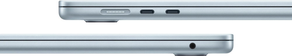 Ноутбук Apple MacBook Air A3241 M4 10 core 16Gb SSD512Gb/10 core GPU 15.3" Liquid Retina (2880x1864) macOS lt.blue WiFi BT Cam (MC7C4LL/A)