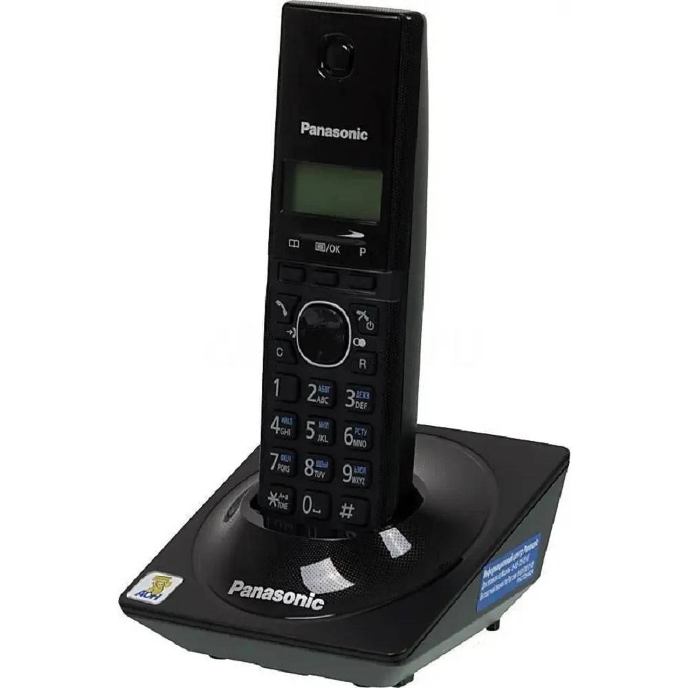 Радиотелефон Panasonic KX-TG1711RUB (черный) (АОН, Caller ID,12 мелодий звонка,подсветка дисплея,поиск трубки)