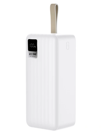Дополнительный аккумулятор Gurdini Speed Series PD+LCD 22.5W GPPD-04W 40000 mAh White