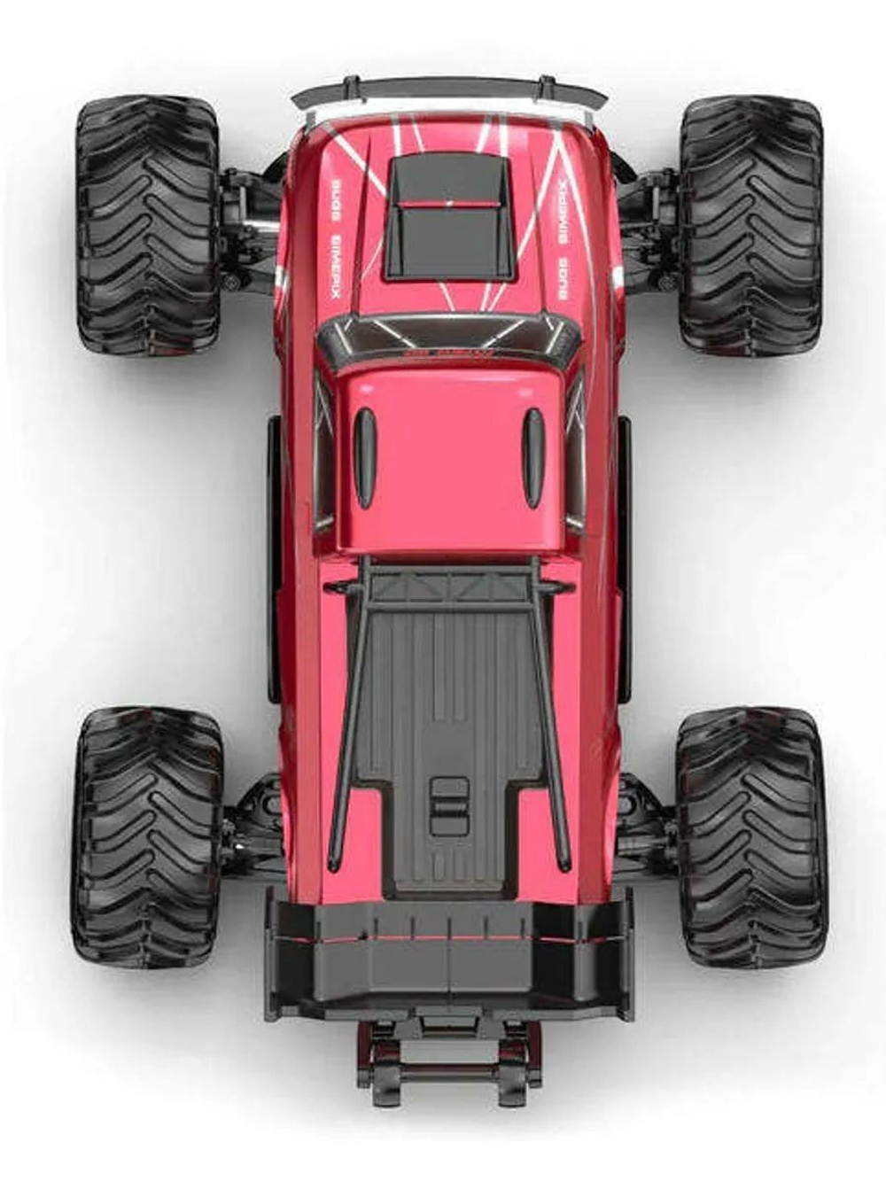 Радиоуправляемая модель монстра MJX (#10210) красный MJX Hyper Go Brushless 4WD RTR 1/10 2.4G ВЕРИСЯ DC ! - 3S 5000mah + зарядка уже в комплекте