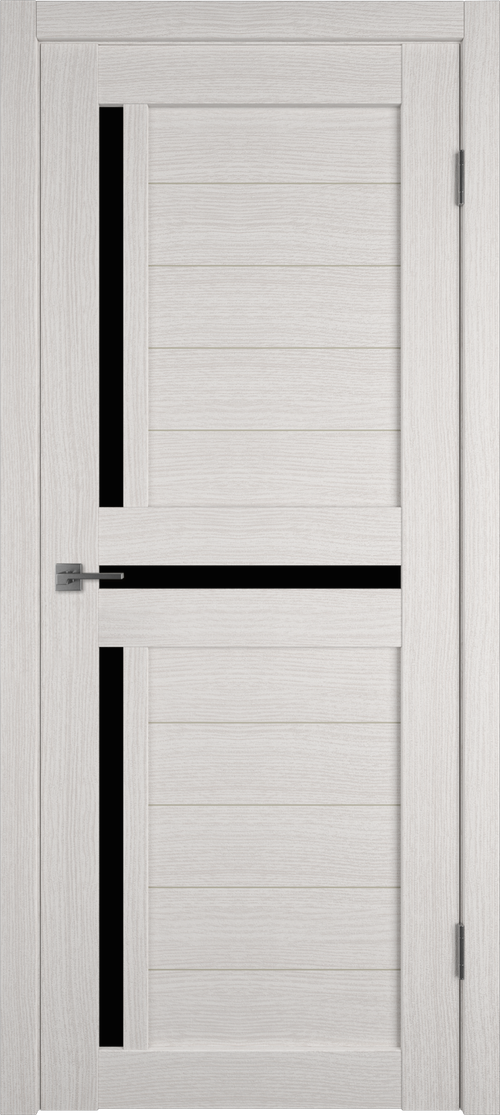 Дверь Atum 16 / Bianco / Black Gloss / Владимирские двери