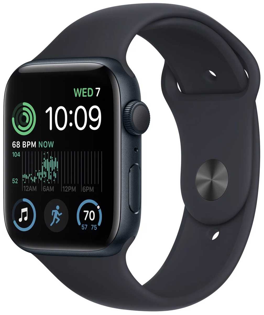 Умные часы Apple Watch Series SE Gen 2 2024 40 мм Aluminium Case GPS, midnight Sport Band S/M