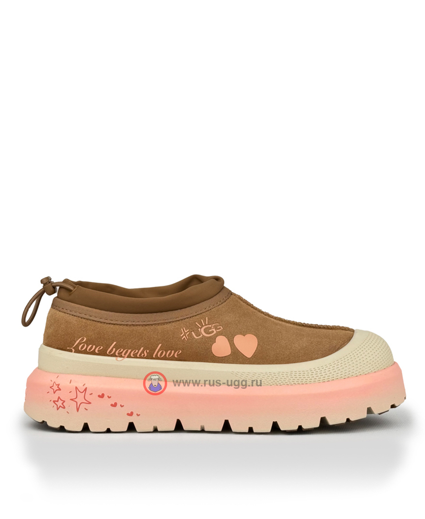 UGG TASMAN WEATHER HYBRID SLIPPER Chestnut/White A-11