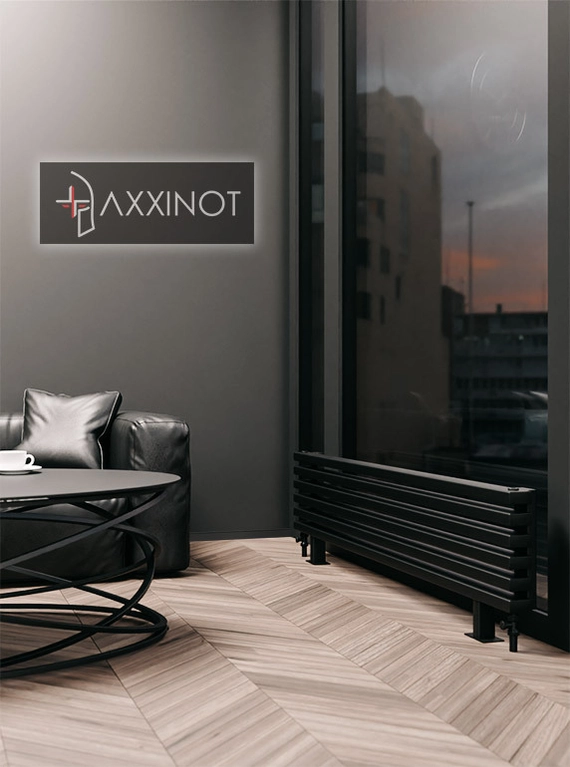 Axxinot Cardea ZN 1750 - напольный трубчатый радиатор шириной 1750 мм