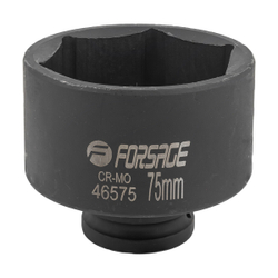 Головка ударная 3/4'', 75мм (6гр.) Forsage F-46575
