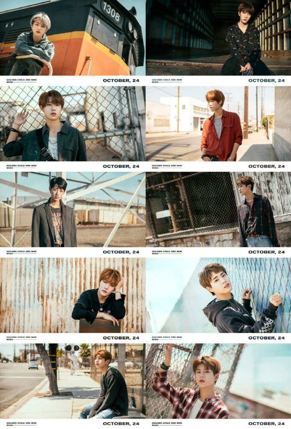Альбом Golden Child - Wish 3rd Mini Album RANDOM Version