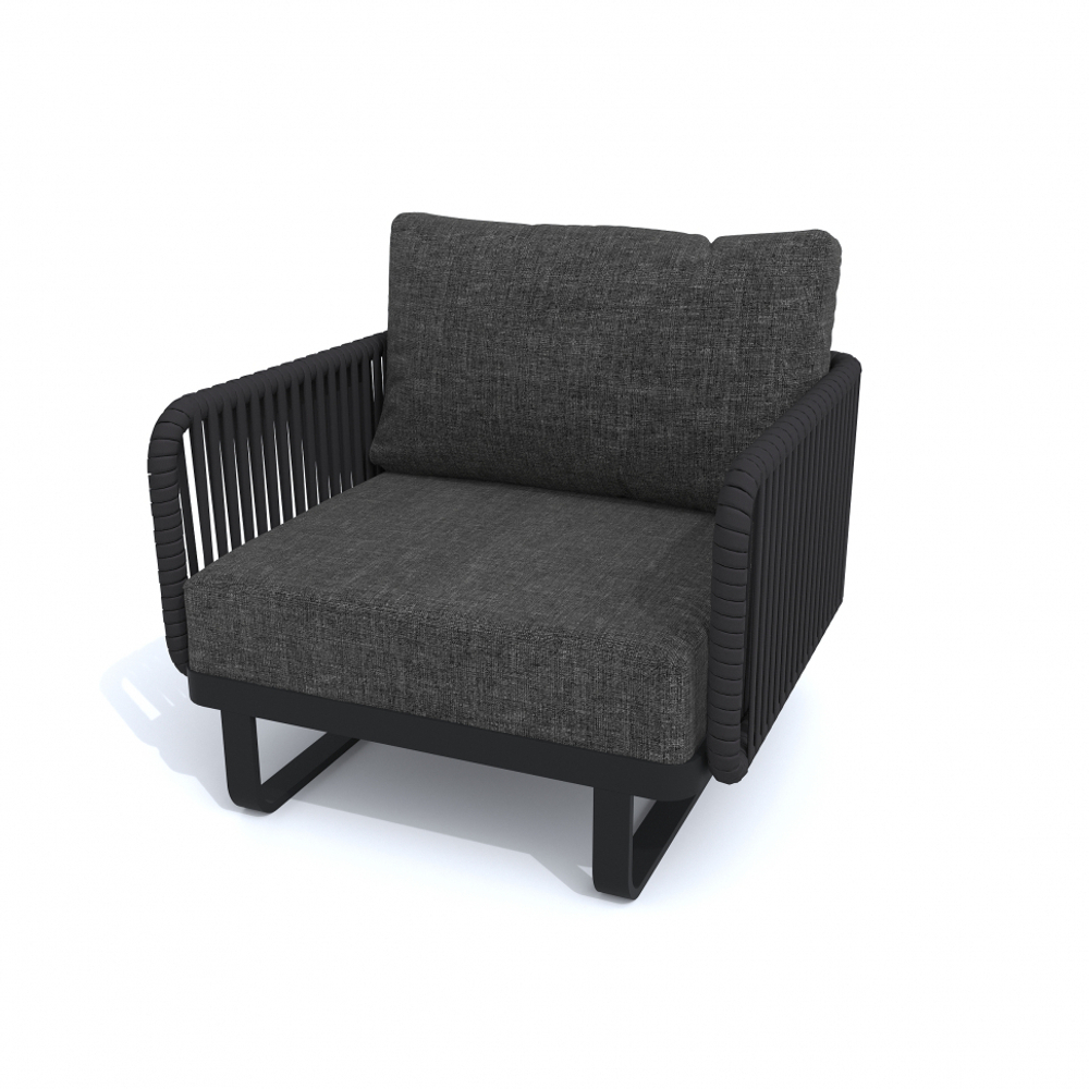 Лаунж зона Ideal Patio БЕЛЛИСА с трехместным диваном - маренго