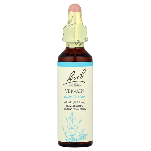 Bach, Original Flower Remedies, вербена, 20 мл (0,7 жидк. унции)