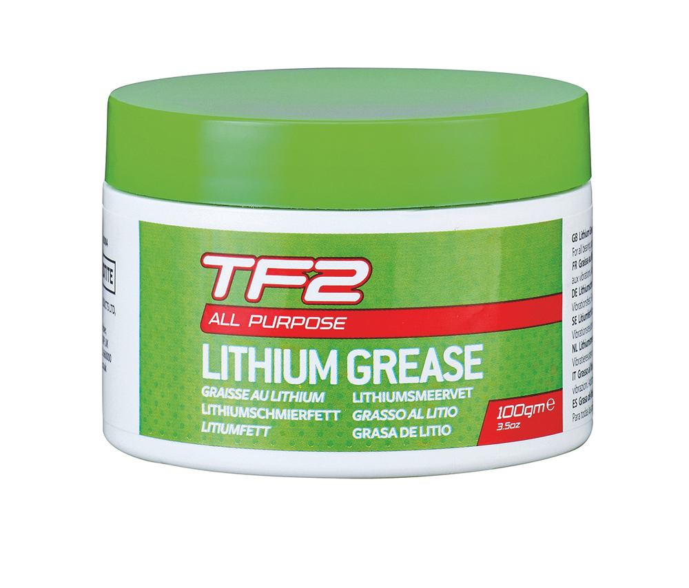Смазка литиевая TF2 LITHIUM GREASE густая для всех типов подшипников 100г (10) WELDTITE (Англия)
