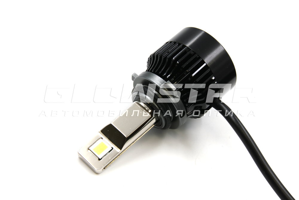 Светодиодные лампы HB4 (9006) Sariti K7 с обманкой, с вентилятором, 5300K, 12V, 56W (комплект, 2шт)