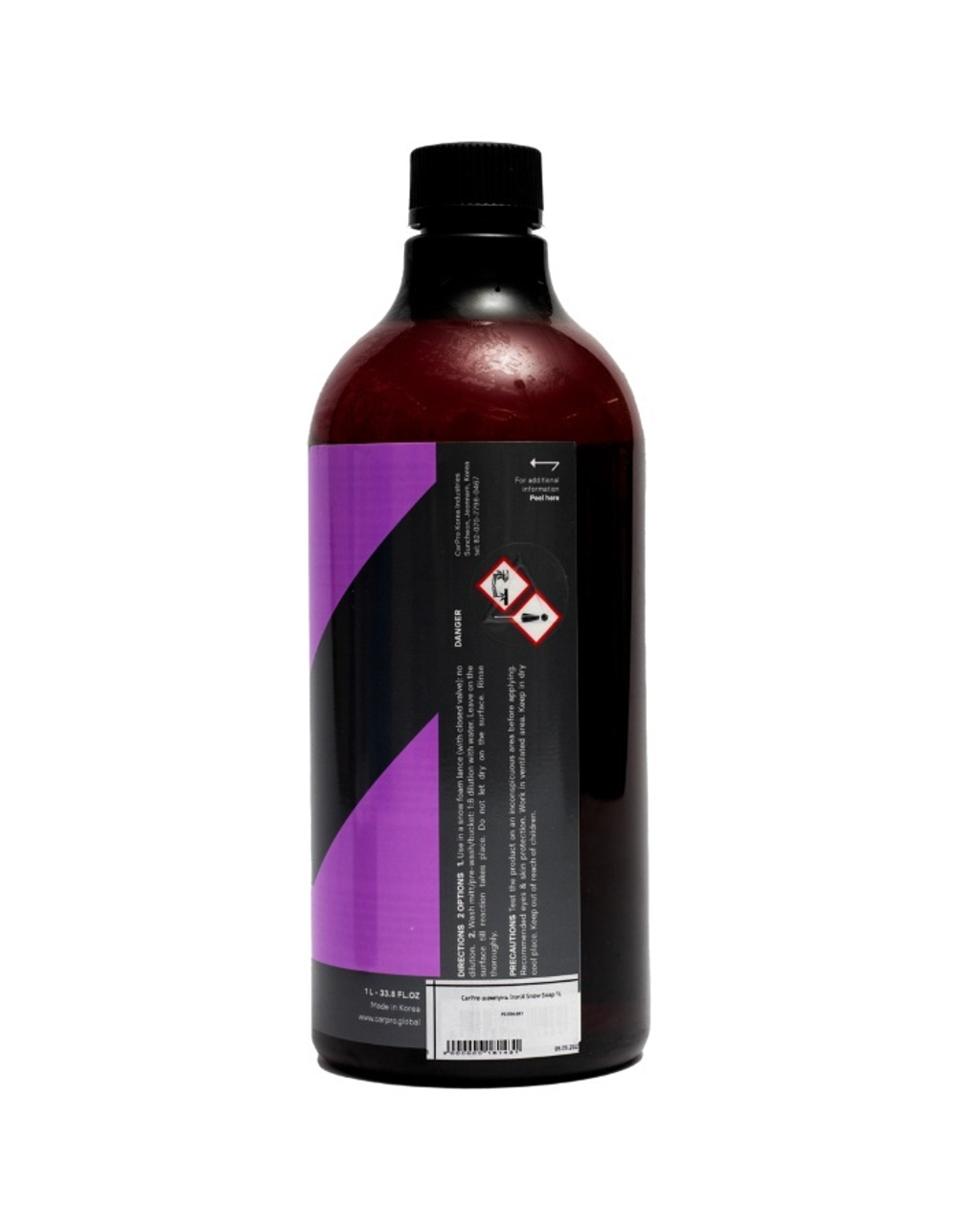 CarPRO IRON.X SNOW SOAP – автошампунь скраб для ЛКП 1л